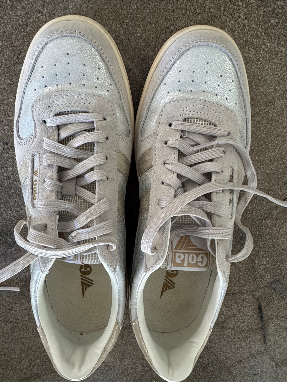 Gola Hawk Metallic Sneakers